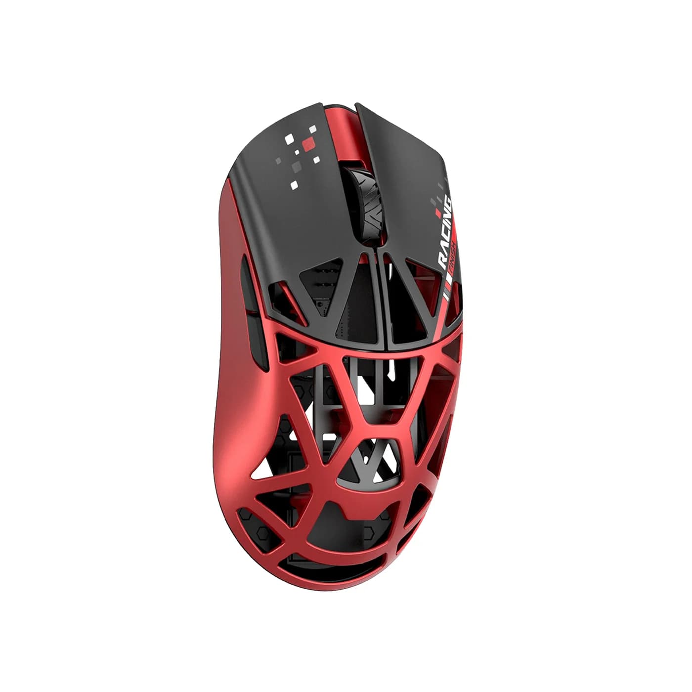 WLmouse Beast X Pro Magnezium Wireless Mouse — Qara-Qırmızı (Race Edition) · Deşiksiz